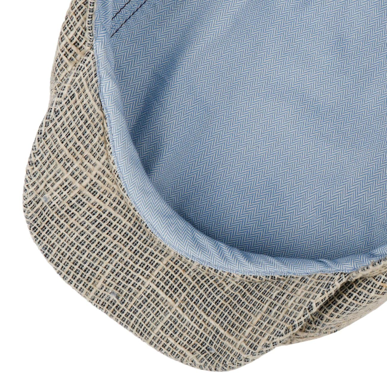 Stetson Sustainable Linen Mix 6 Panel Gorra Gatsby Hecho en UE Hombre Primavera Verano