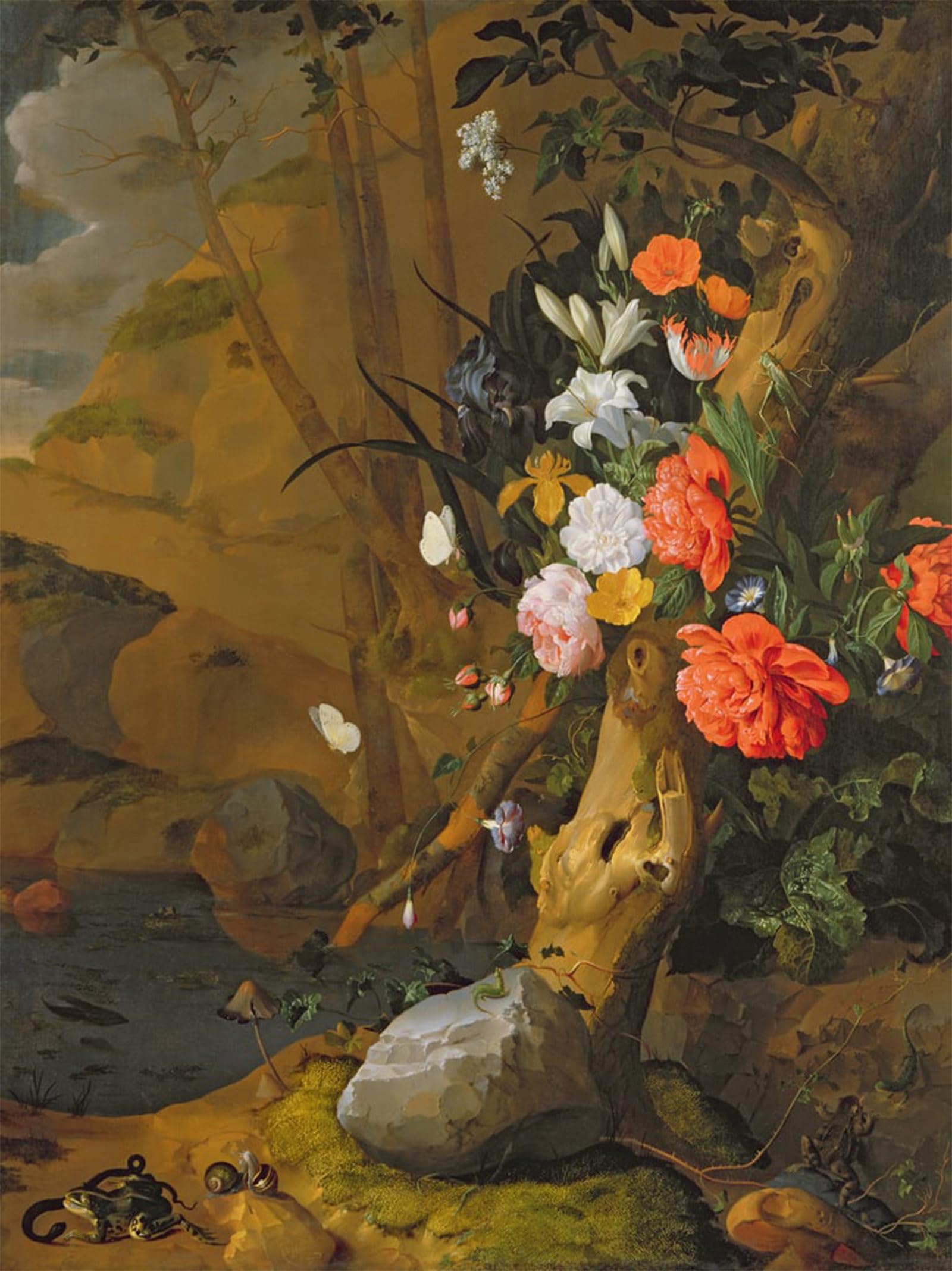 Murales en lienzo de cuadro de Ruysch para decorar salones elegantes de 60x90cm 5