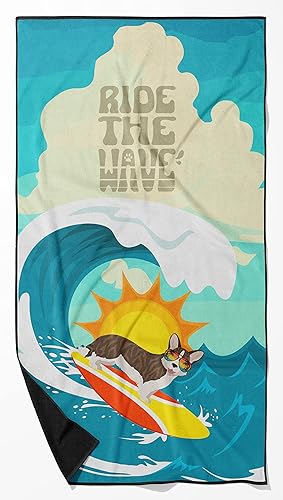 Miniatura 78 de Caroline's Treasures MLM1246TWL3060 - Toalla de playa de gran tamaño, manta de playa, piscina, artículos esenciales de playa, yoga, toalla de baño