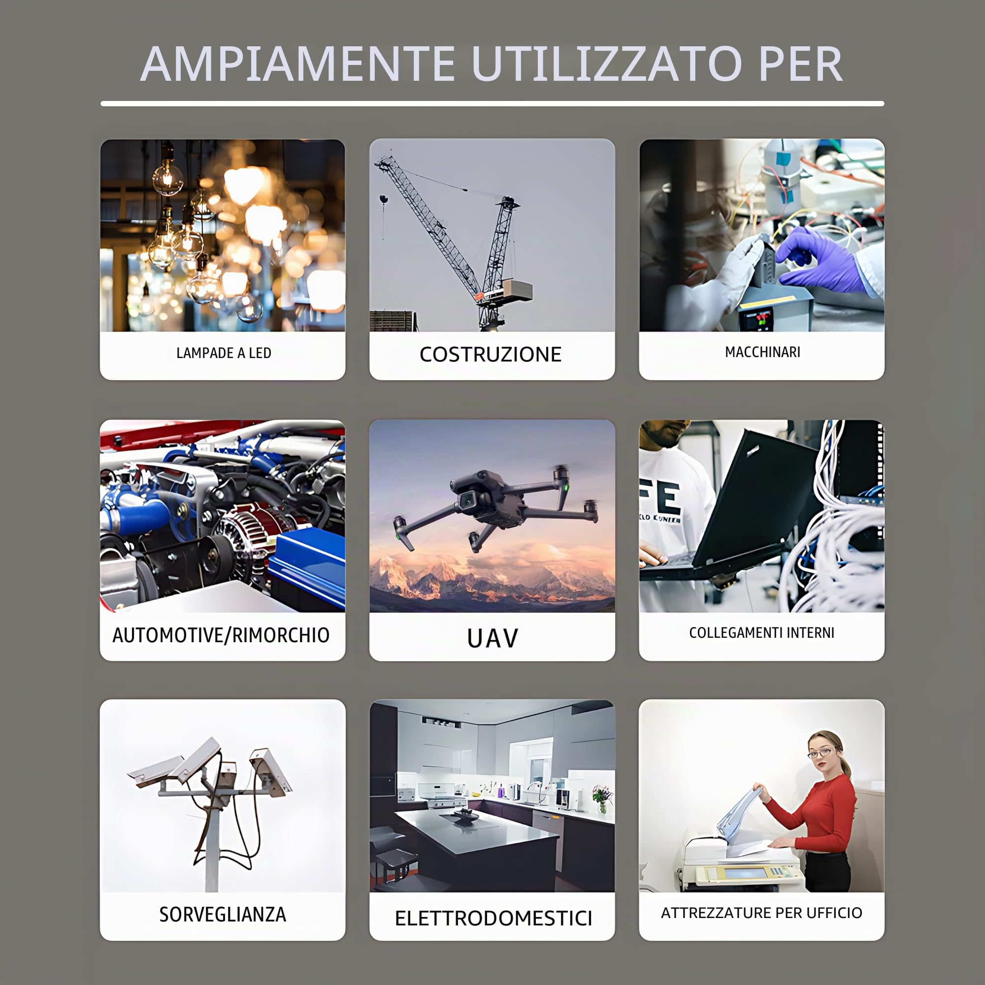 Cavo elettrico 18AWG 0,75mm² 2×5M, cavo flessibile rosso nero, cavo in rame stagnato senza ossigeno resistente ad alta temperatura 600V per batteria auto, lampada a LED, pannello solare (18/2-5M).