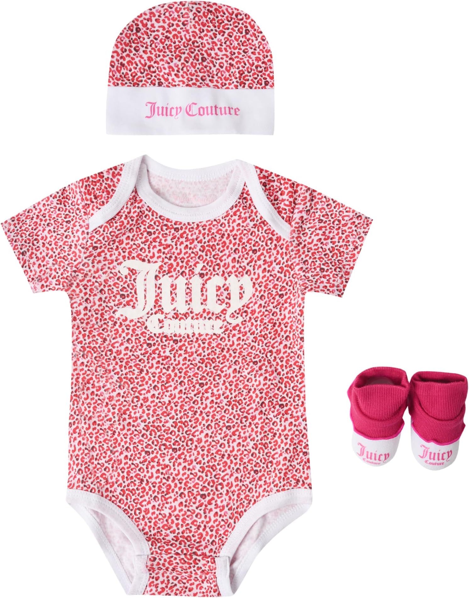 JUICY COUTURE Newborn JBX5306P6990 Juicy Couture Baby Three Piece Set - No Colour
