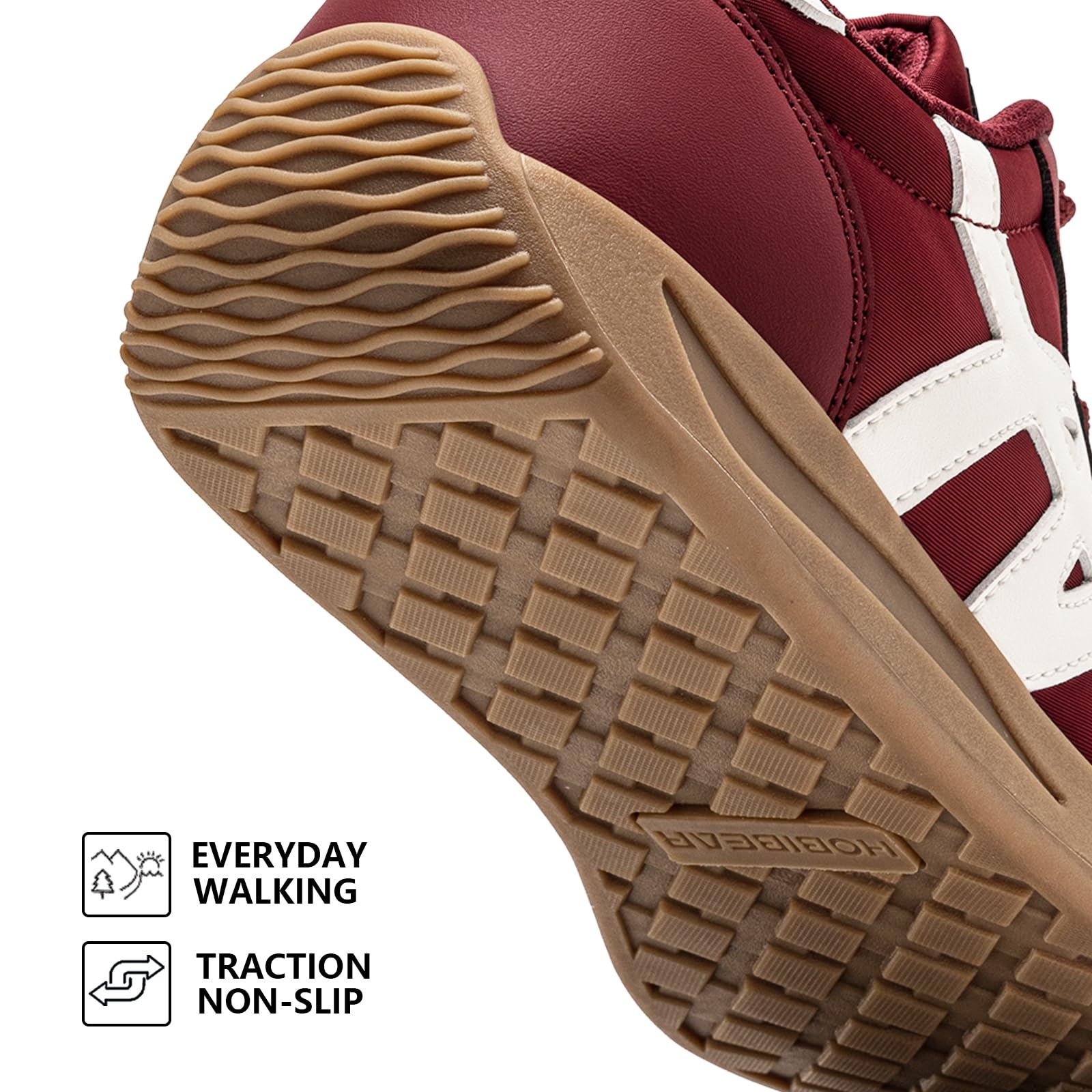 HOBIBEAR Zapatos descalzos unisex | puntera ancha | zapatillas transpirables para el tiempo libre - 4