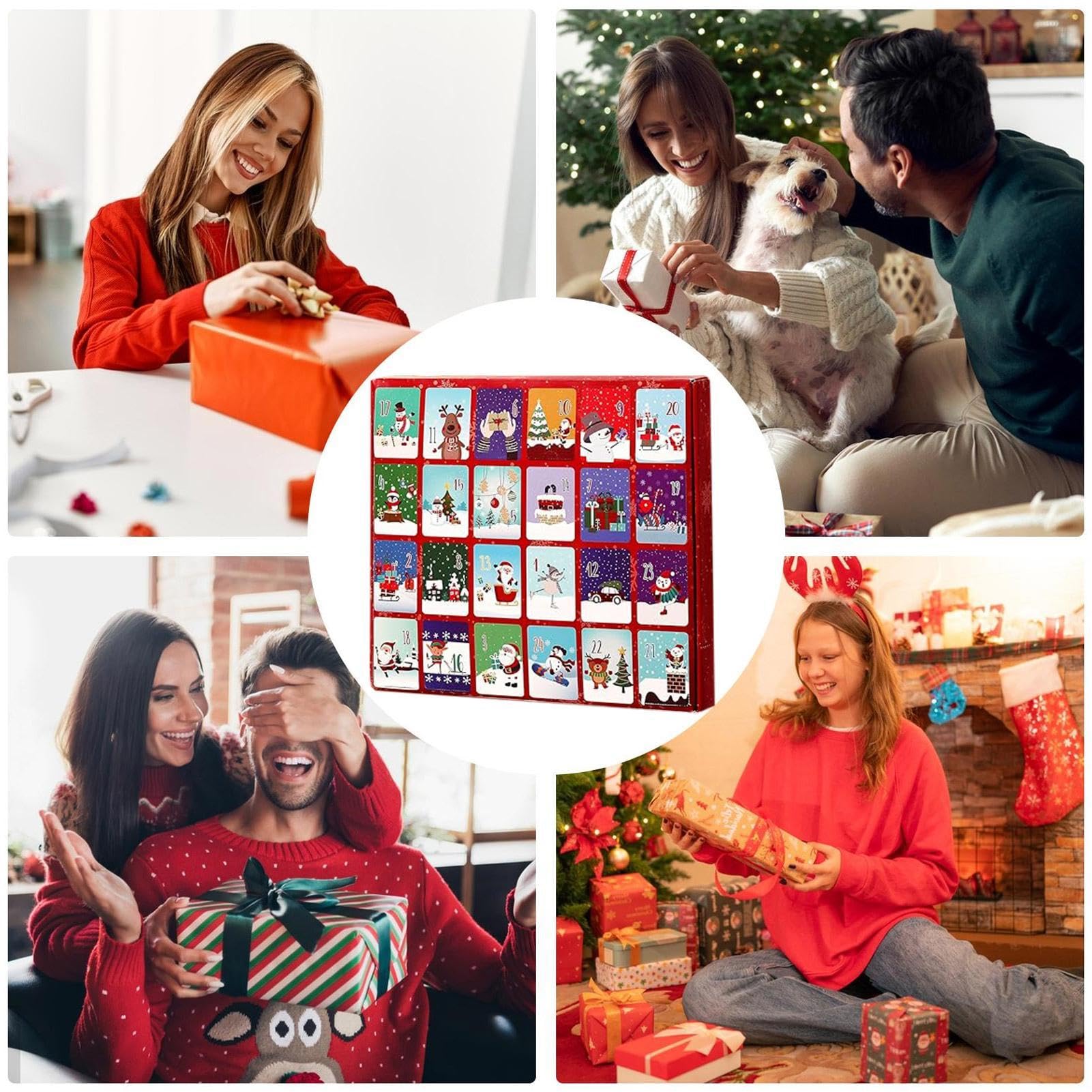 Calcetines Navidad Cuenta Regresiva,Calcetines Calendario De Adviento | Calendario de cuenta regresiva navideña de 24 días, juego de calcetines