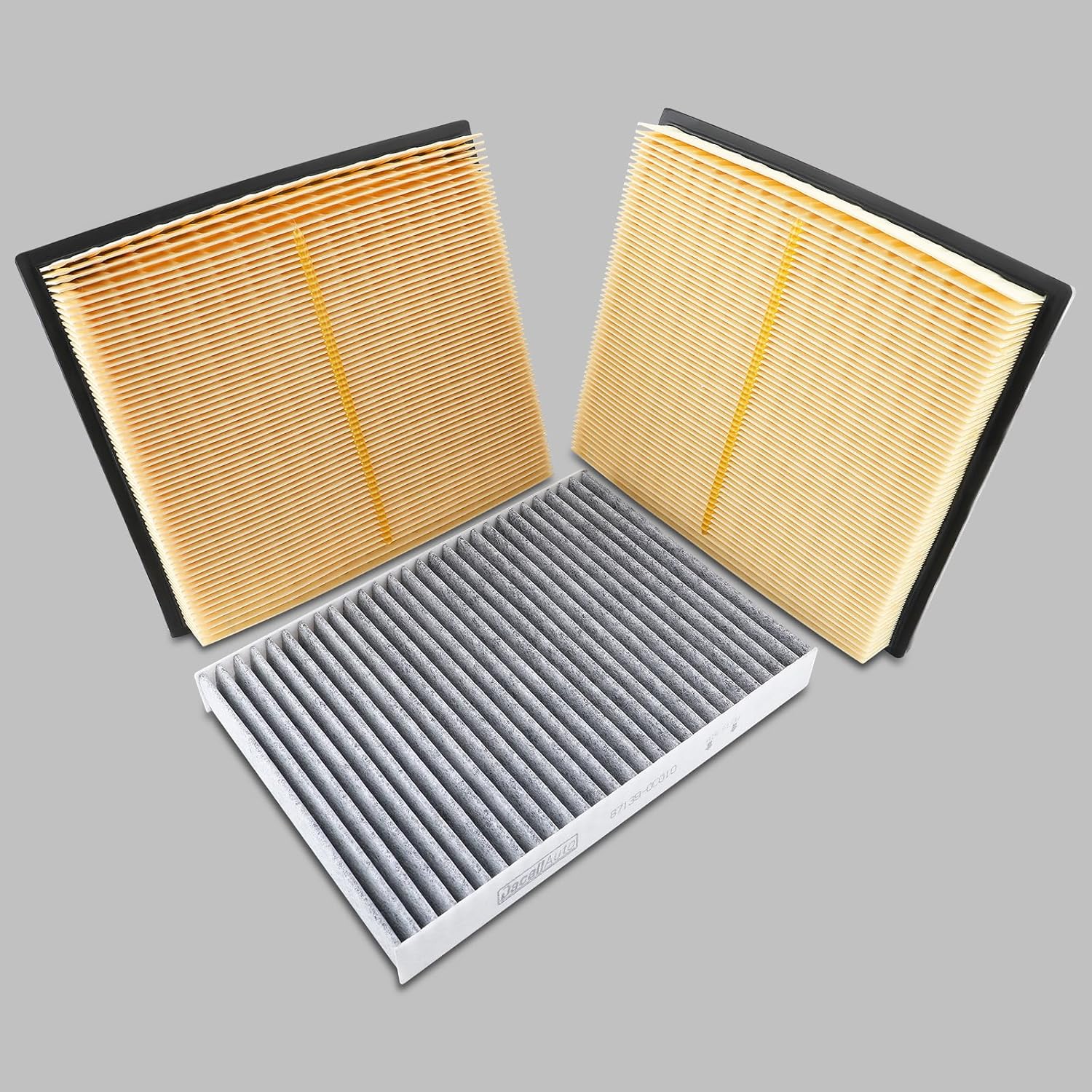 Engine & Cabin Air Filter Set for Toyota Sequoia V6-3.4L (2023-2025), for Tundra V6-3.4L (2022-2025). Replace 17801-F4010, CAF15028C, 871390-C010, WA11653