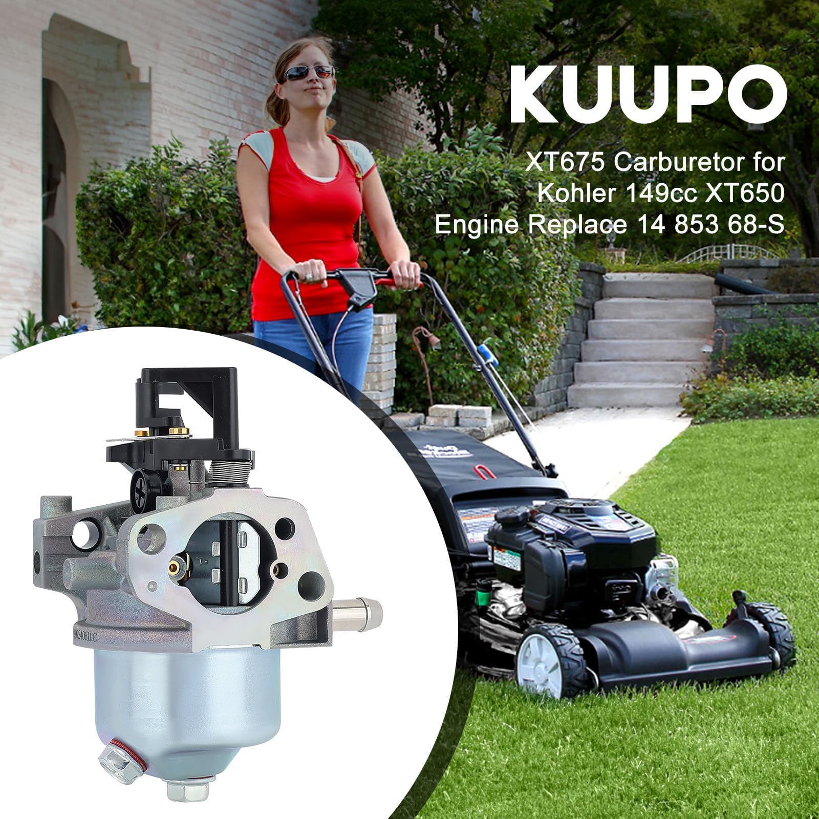Amazon.com: Kuupo XT675 XT650 Carburetor for Kohler 6.75 149cc