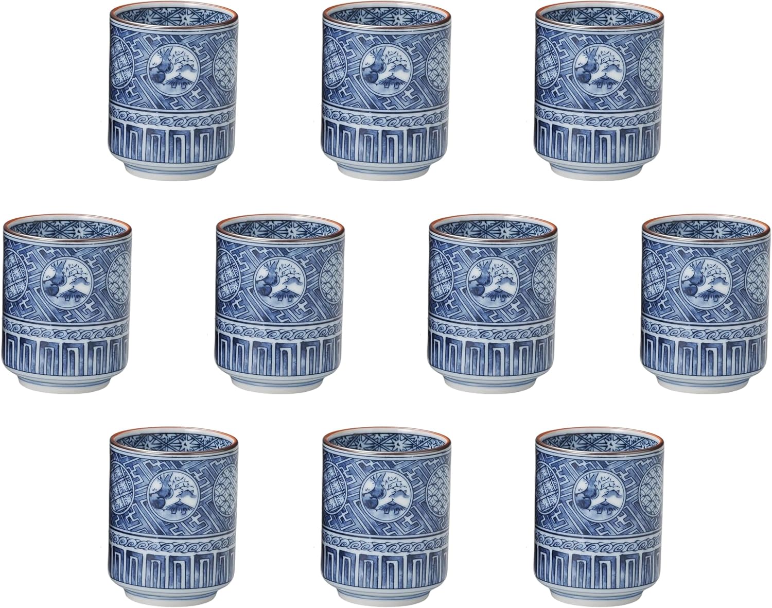 高級 薩摩焼　渓山窯　夫婦湯呑 高級 薩摩焼 渓山窯 夫婦湯呑 セット ホビー グッズ 山形屋限定