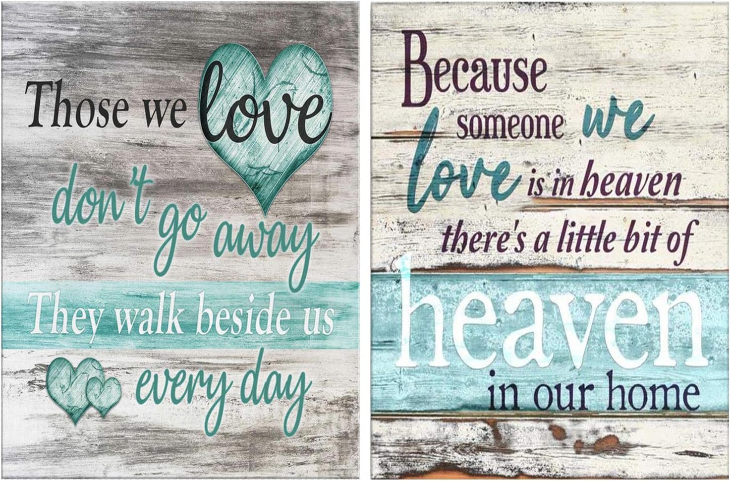 HaiMay 2 Pack DIY 5D Diamond Painting Kits Full Drill Rhinestone Painting Family Diamond Pictures for Wall Decoration, Love Diamond Painting Style (Canvas 12x16 inch)