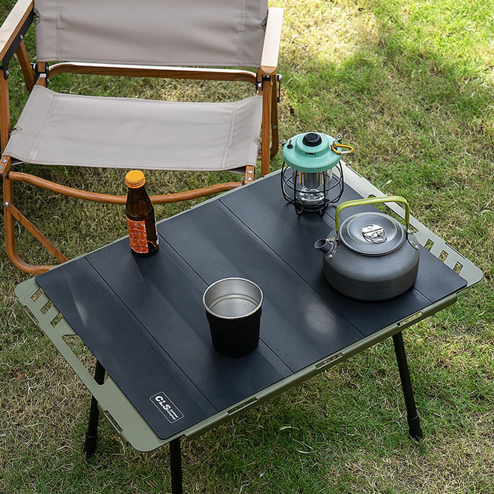 Baoblaze Tapis de Table Silicone Matelas Protecteur Huile Antidérapant Thermique Imperméable pour Table Convient Jardin, Noir