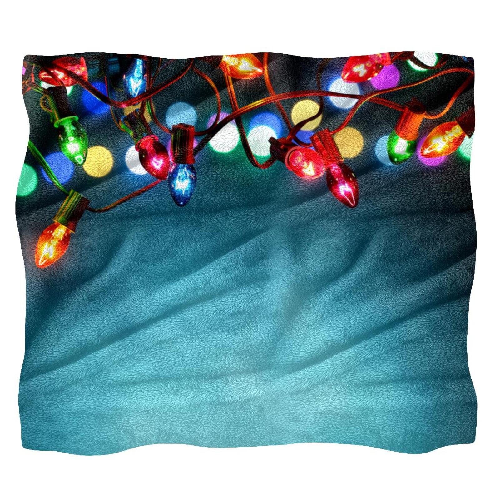 Coperta in pile, decorazione natalizia per divano, divano o letto