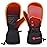 SAVIOR HEAT Heated Mittens Battery Ski Gloves, Upgraded Electric Rechargeable Mitts for Skiing Camping Hiking Arthritis Hands Men Women (M)