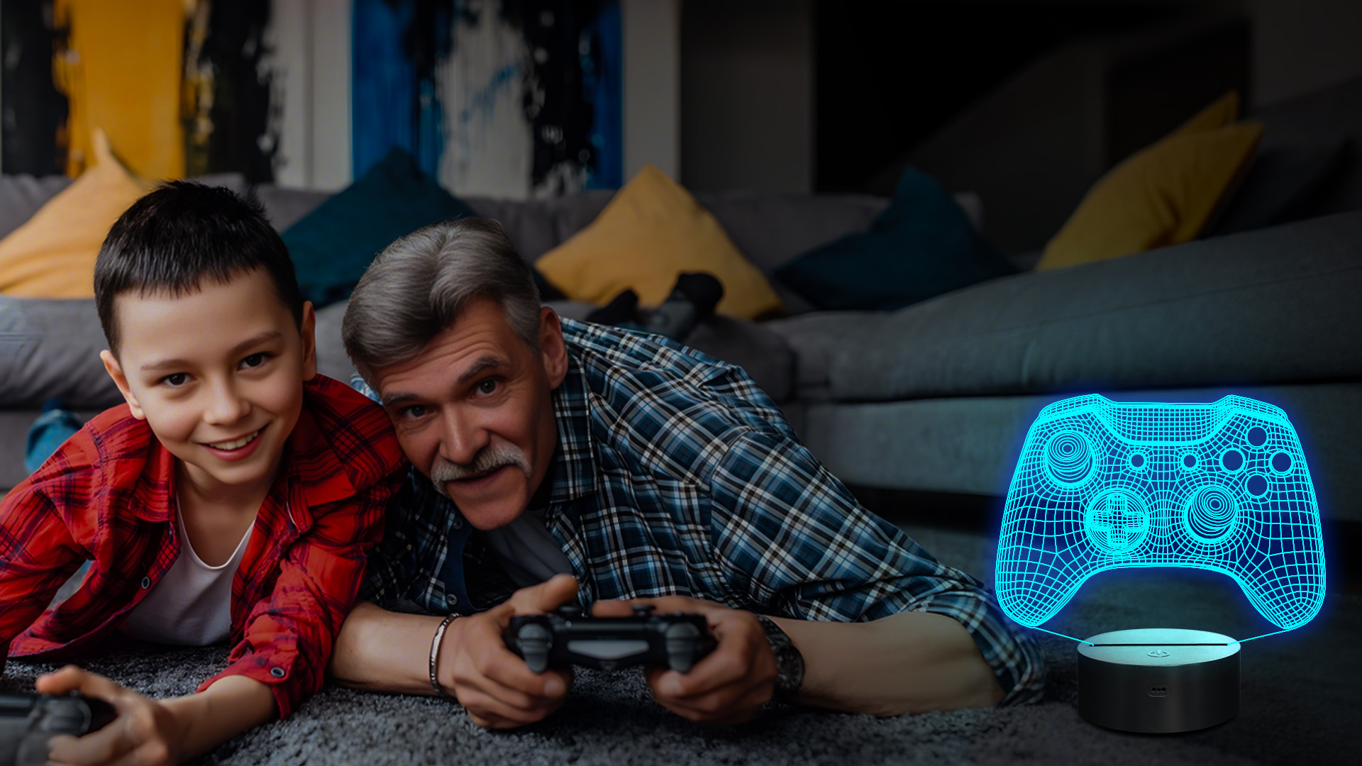 Lightbox LED Megadrive Avec Télécommande - Déco Salle De Jeu - Excellent état