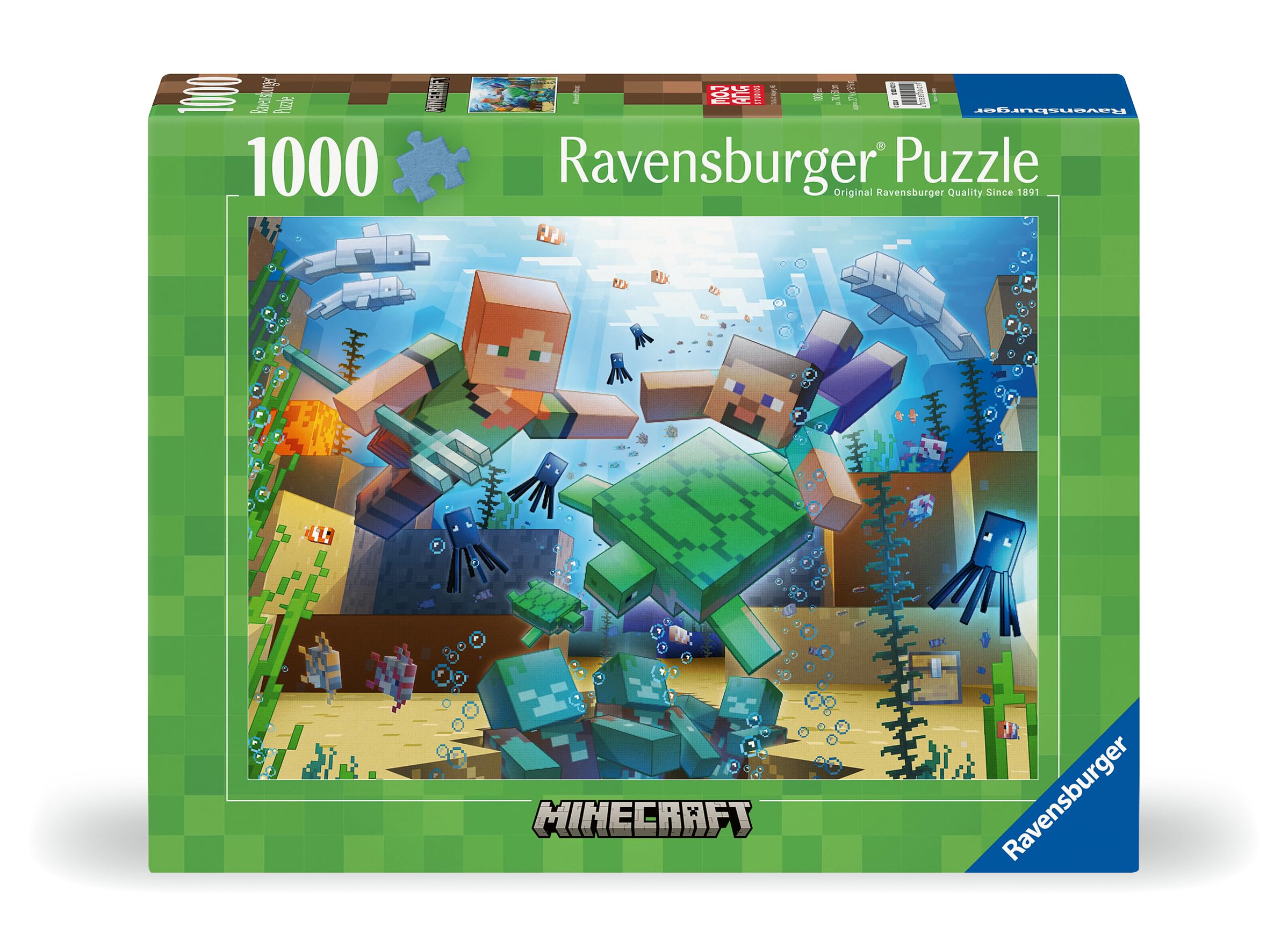 Ravensburger - Puzzle Tom & Jerry per Adulti e Ragazzi, 1000 Pezzi, Idea Regalo per Lei o Lui, 70x50 cm