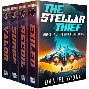 The Stellar Thief (Books 1-4 of The Emberling series) Audiobook by Daniel Young episode artwork