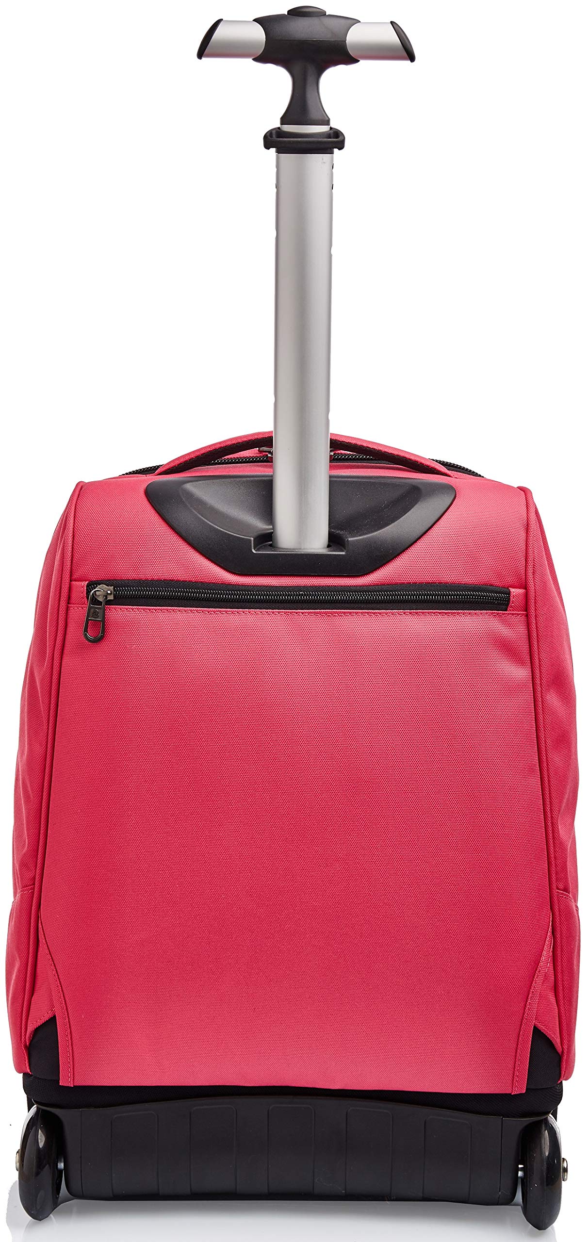 Invicta Sac à Dos à Roulettes, Benin Solid, Sac à Livres à Roulettes, 2 En 1, Sac à Dos + Trolley, Eco-Friendly, Filles et Garçons, pour L'École, le Sport, Pochette pour Ordinateur Portable, Rose