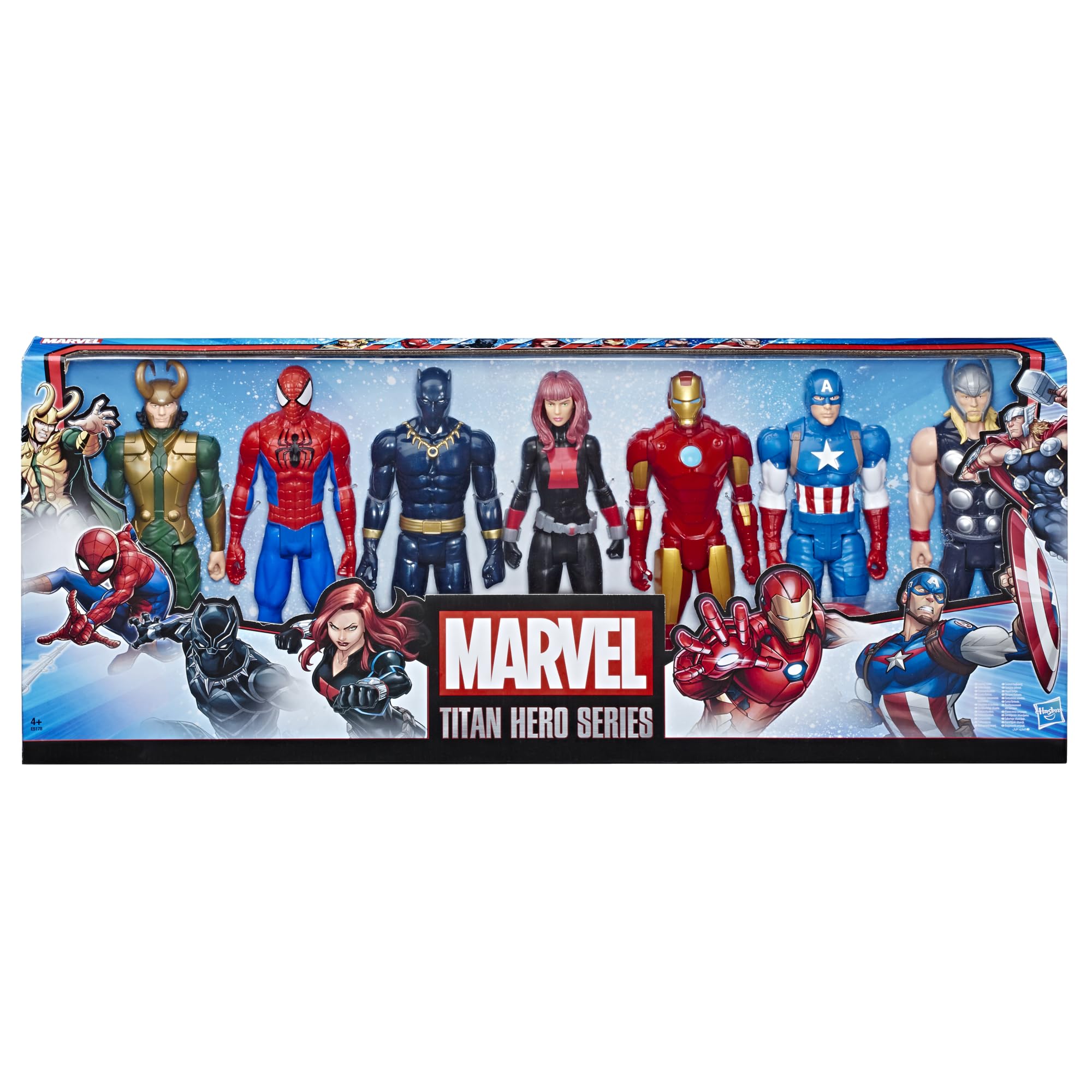 Marvel Avengers Titan Hero Series Action Figure Set, 12-Inch, 7