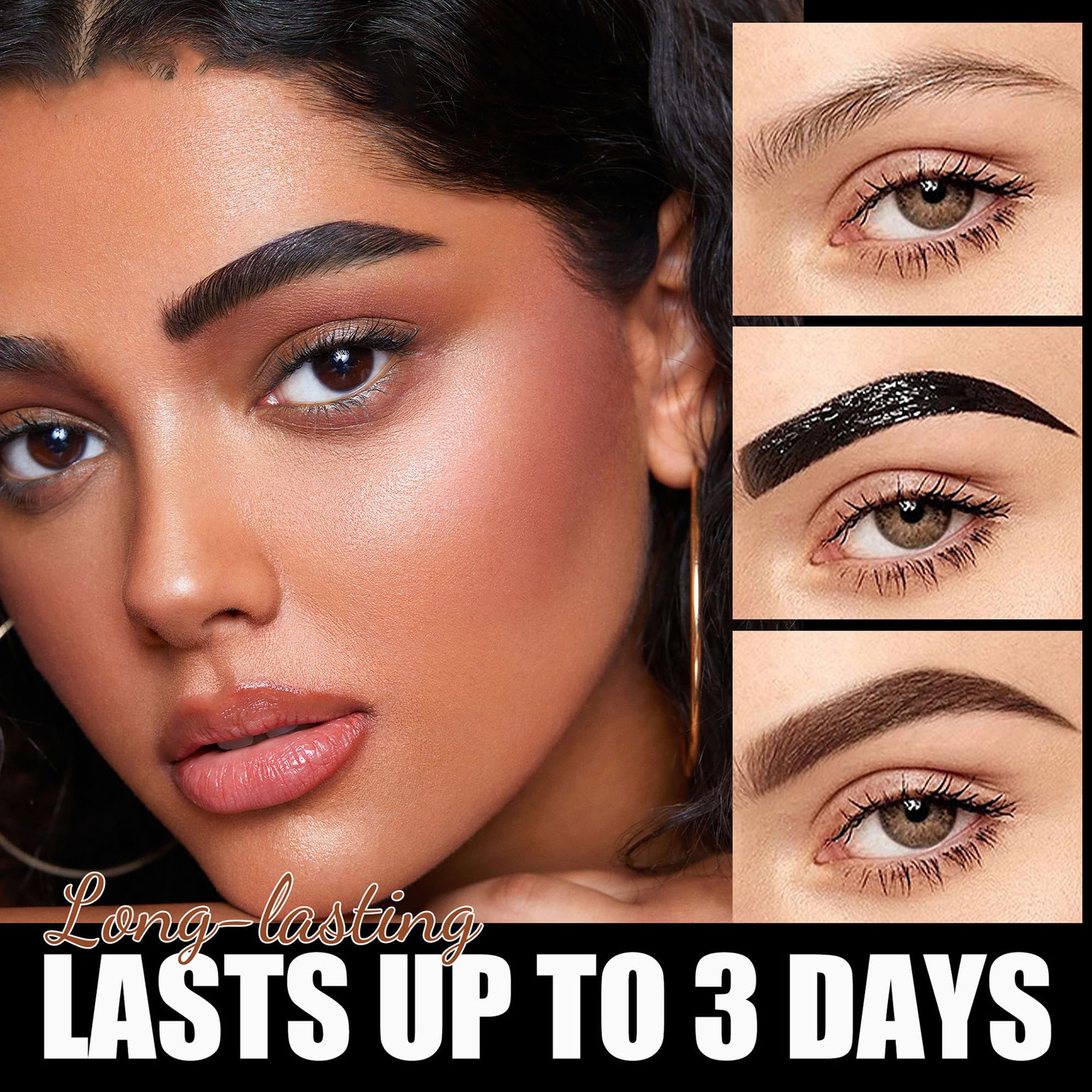 2 PACK JORDANA - Shape N' Tame Retractable Brow Pencil 06 Deep Brunette