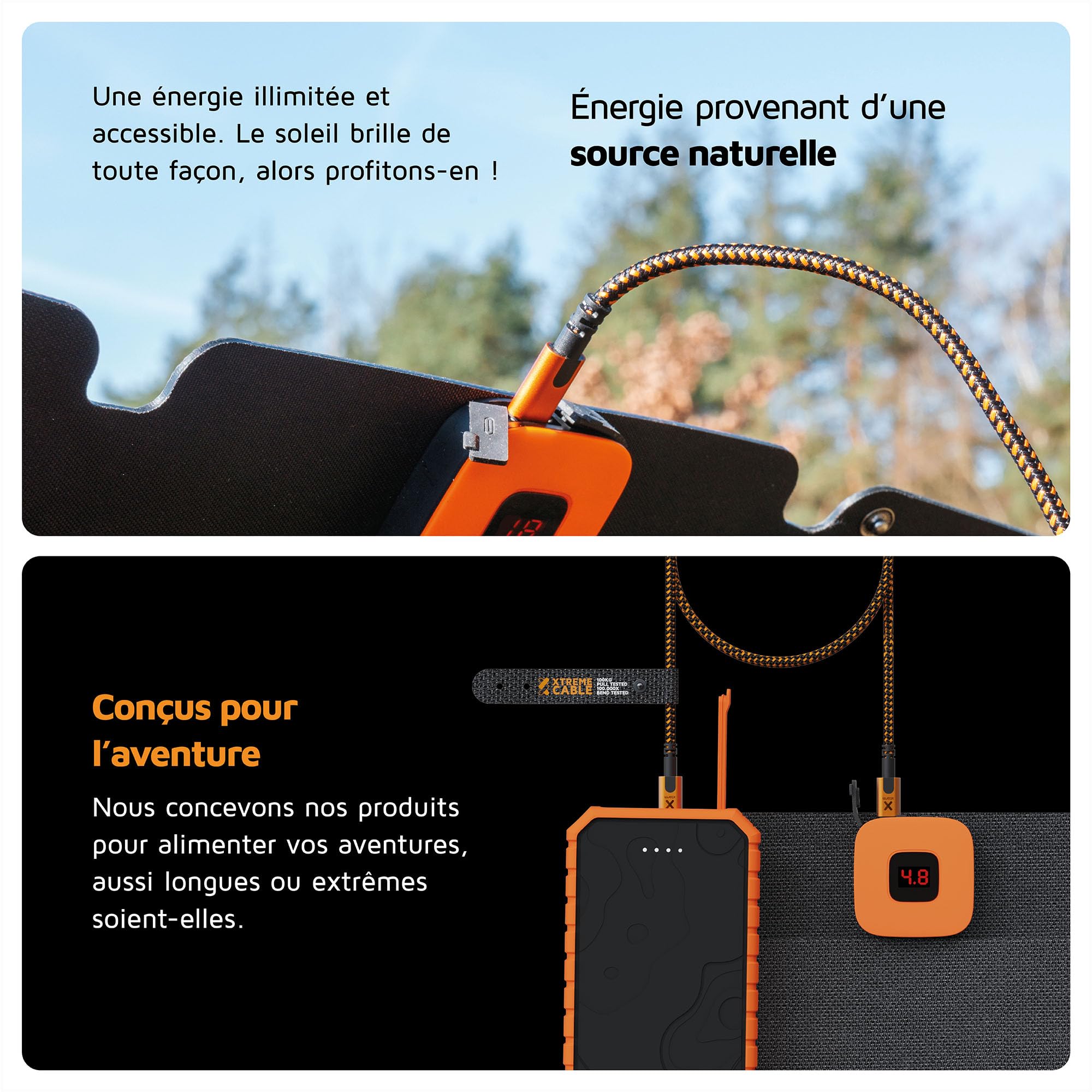Xtorm SolarBooster, Panneau Solaire de 28W, Pliable, Panneau Solaire Portable, Panneau Solaire Flexible, Monocristallin EFTE, Extérieur, Énergie Solaire