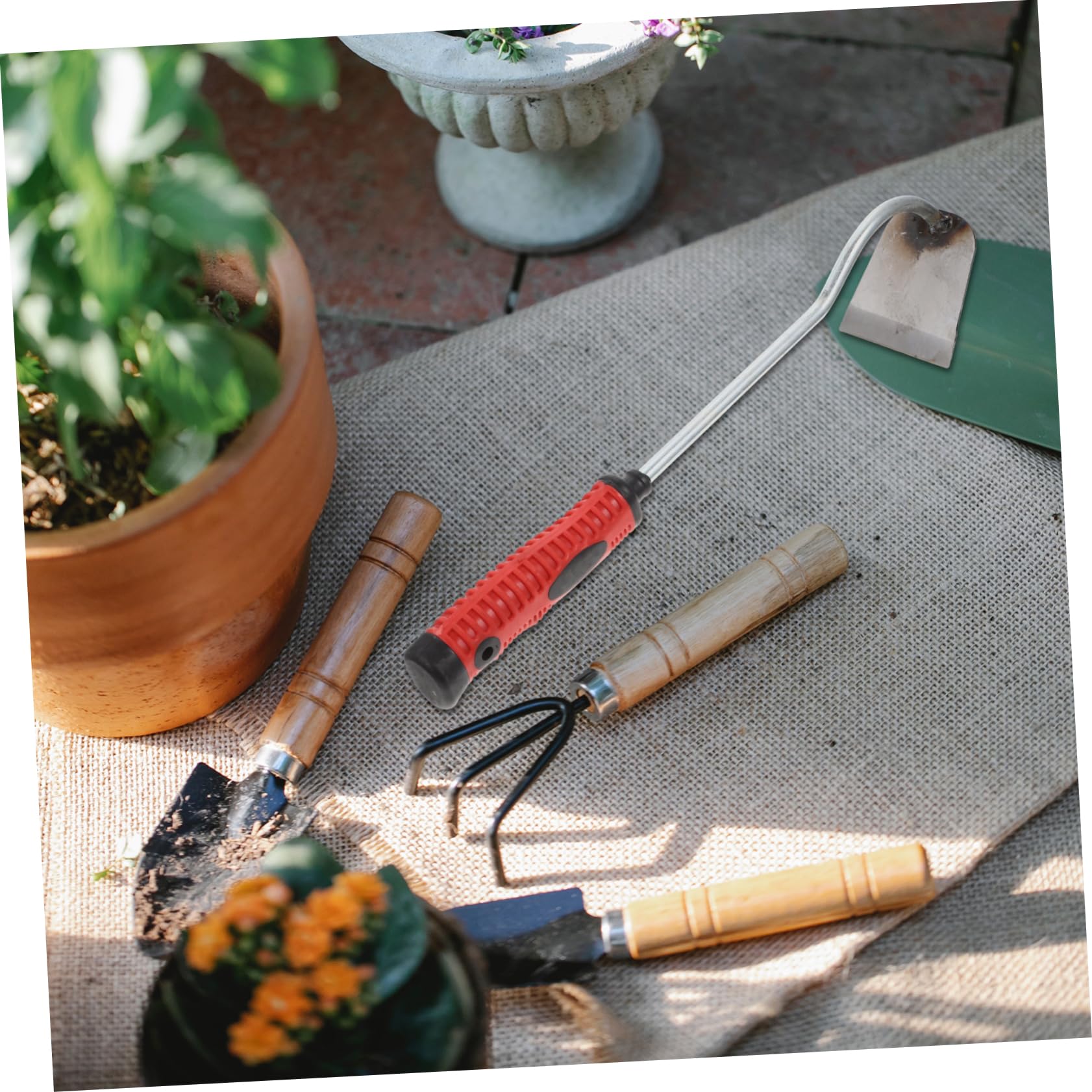 SUPVOX Gardening Hand Tool Weeding Hoe Perfect for Housewarming Present Easy to Carry