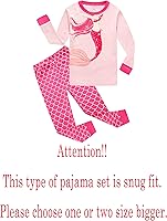 Vista 2 de Family Feeling - Conjunto de pijama de manga larga, diseño 100% de algodón, para niños pequeños