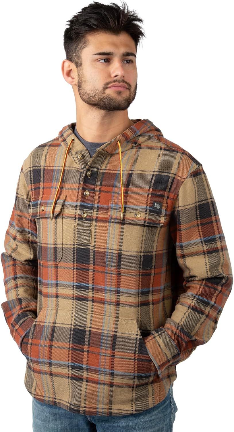 Field & Stream Mens Raghorn Flannel Hoodie - Image 2