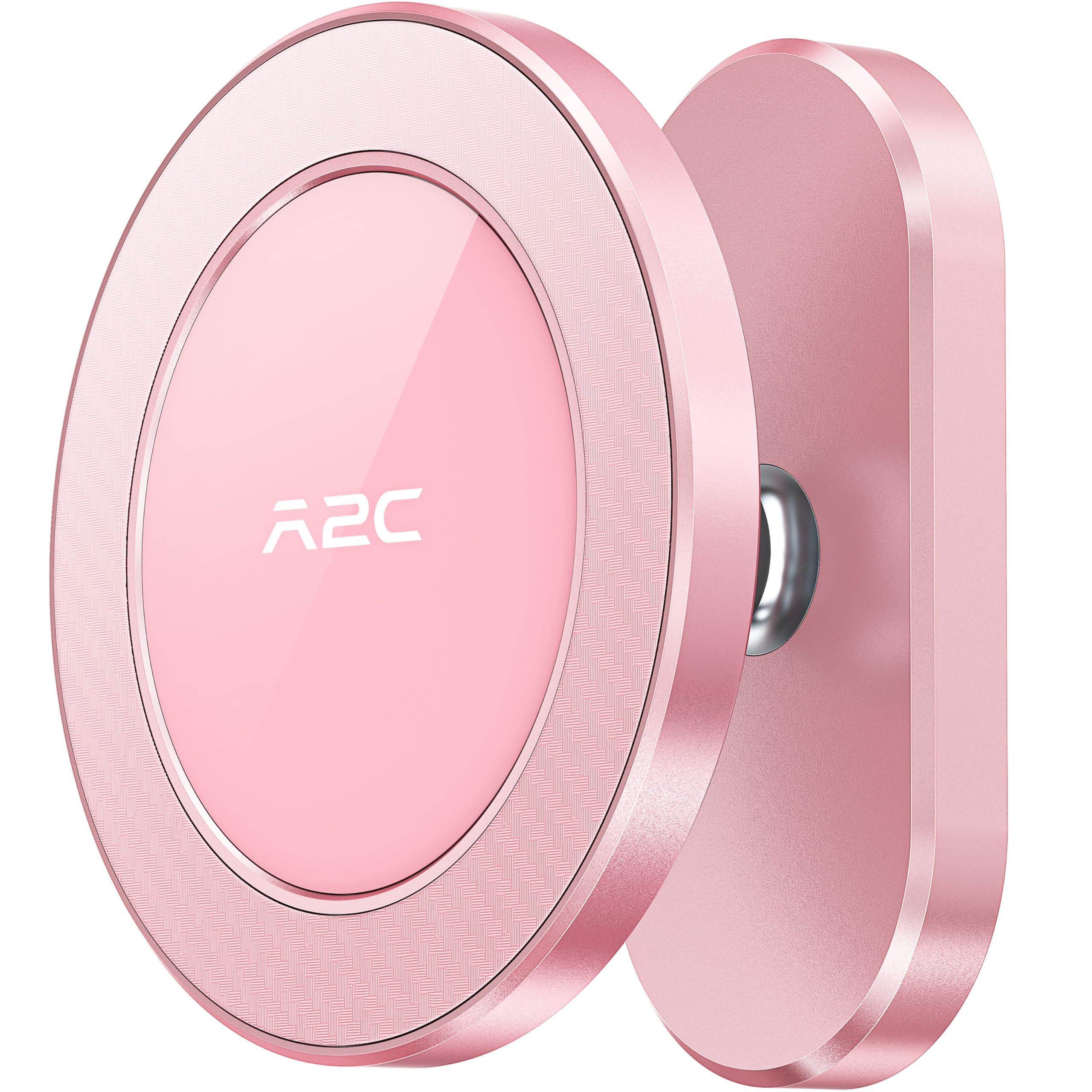 A2C Pink Alloy Magnetic Golf Cart Phone Holder, Golf Accessories for Women | Unique Golf Gifts for Female Golfers Ladies Her Girls Mom Mother Wife, Golf Accessories Essentials Fits EZGO Club Car Yamaha