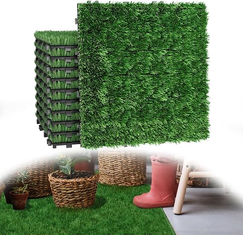 Lot de 55 tapis de gazon artificiel 5 m² LZQ