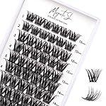 Cluster Lashes 72 Individual Lashes Clusters Eyelash Extensions False Eyelashes DIY Lash Extension Reusable False Eyelashes Natural Look Mix 10-16mm C D Curl-DM27