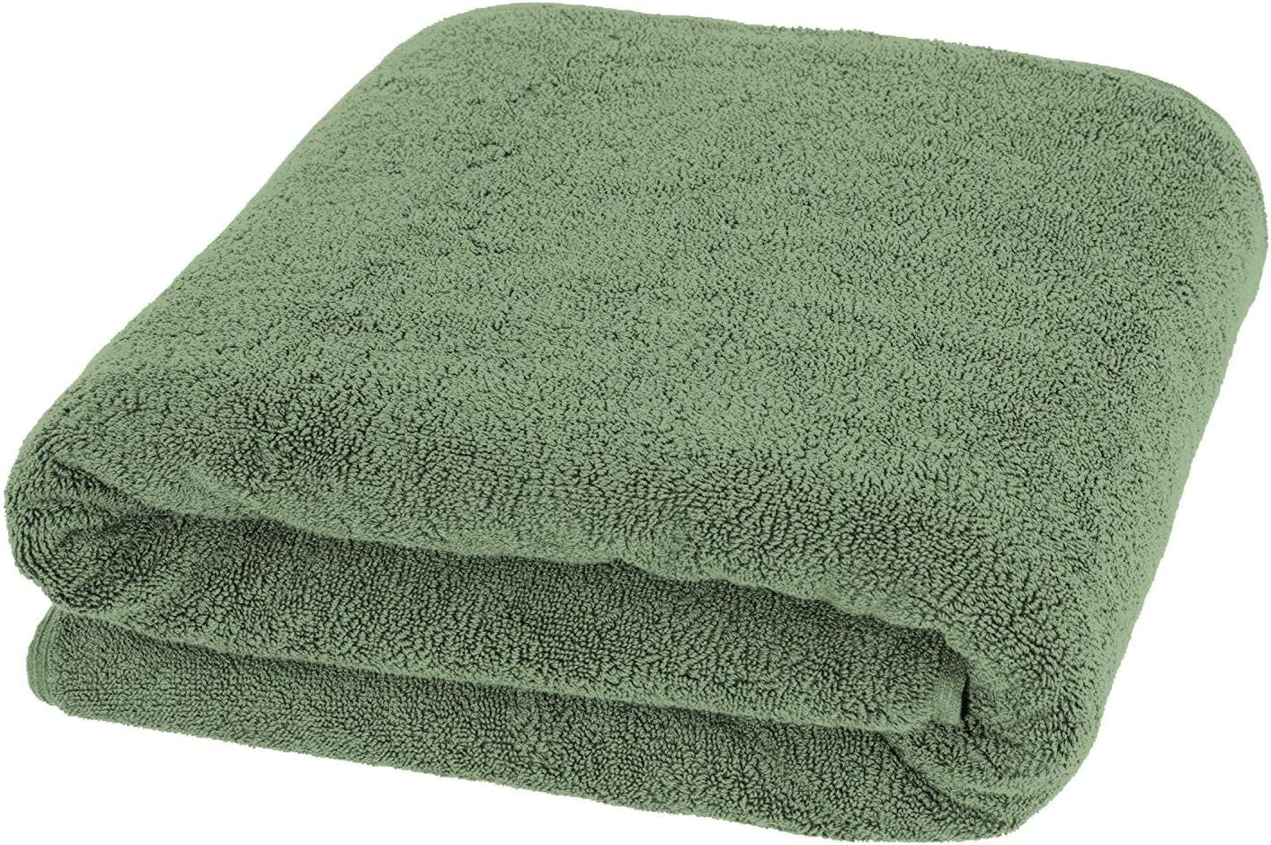 2 Washcloths, 2 Hand Towels, 2 Bath Towels, Soft & Absorbent 600 GSM Premium Hotel & Spa Quality 6 Piece Genuine Turkish Cotton Bathroom Towel Set, Aqua Blue (40x80 Bath Sheet, Green)