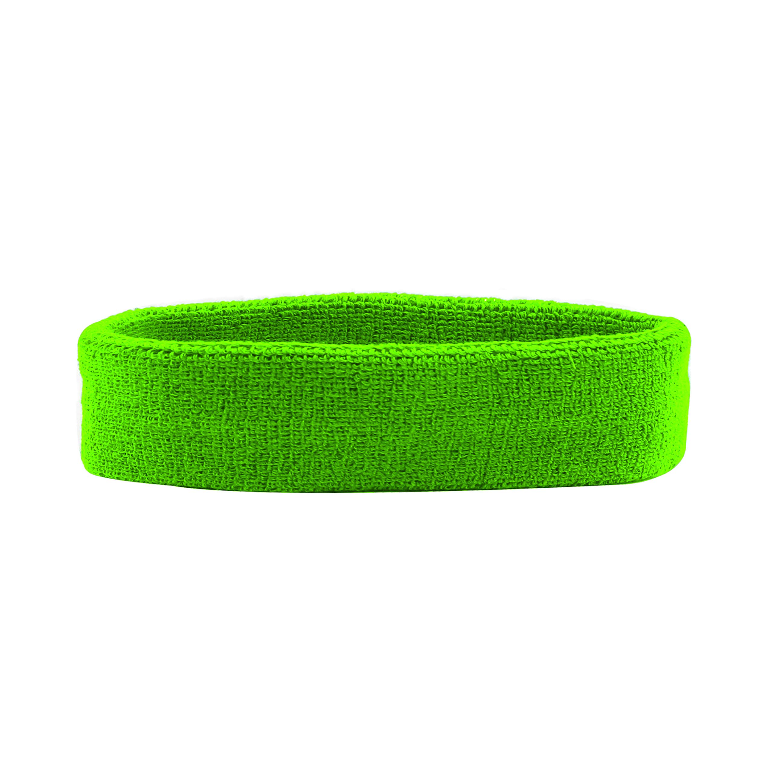 Hanerdun sports headband, women men sweatbands, cotton terry, for running, biking, jogging, tennis, football — image 1