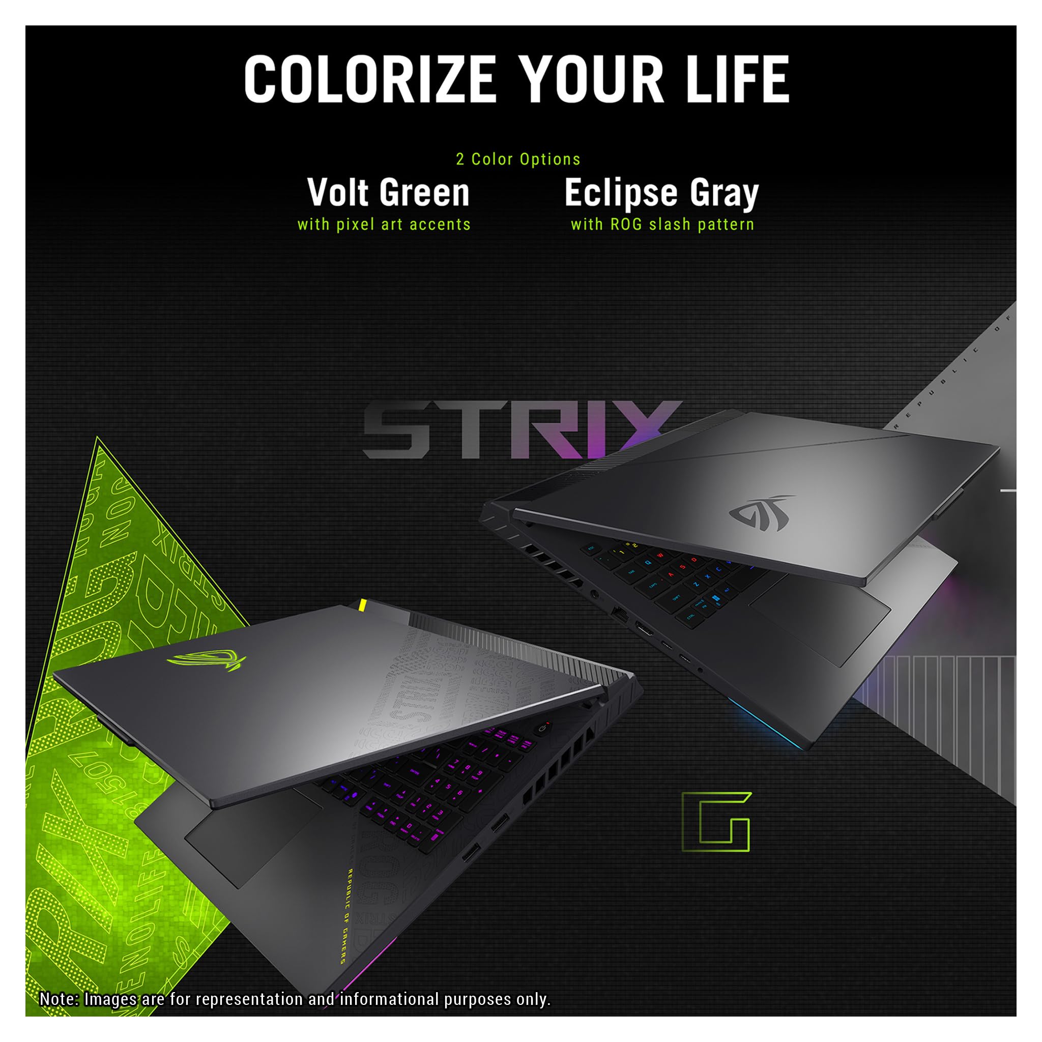 ASUS ROG Strix G16 Gaming Laptop, AMD Ryzen 9-8940HX, 64GB DDR5 RAM, 2TB PCIe SSD, 40.6 cm WUXGA (1920x1200) 165Hz Display, NVIDIA G-Force RTX 5070Ti, 4-Zonen RGB Backlit Keyboard, W11 Pro, Eclipse