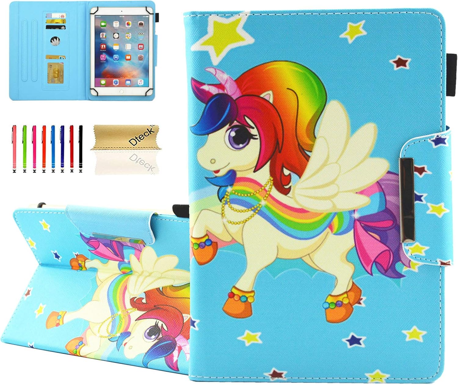 کیف چرمی Dteck برای انواع تبلت 6.5-7.5 Inch