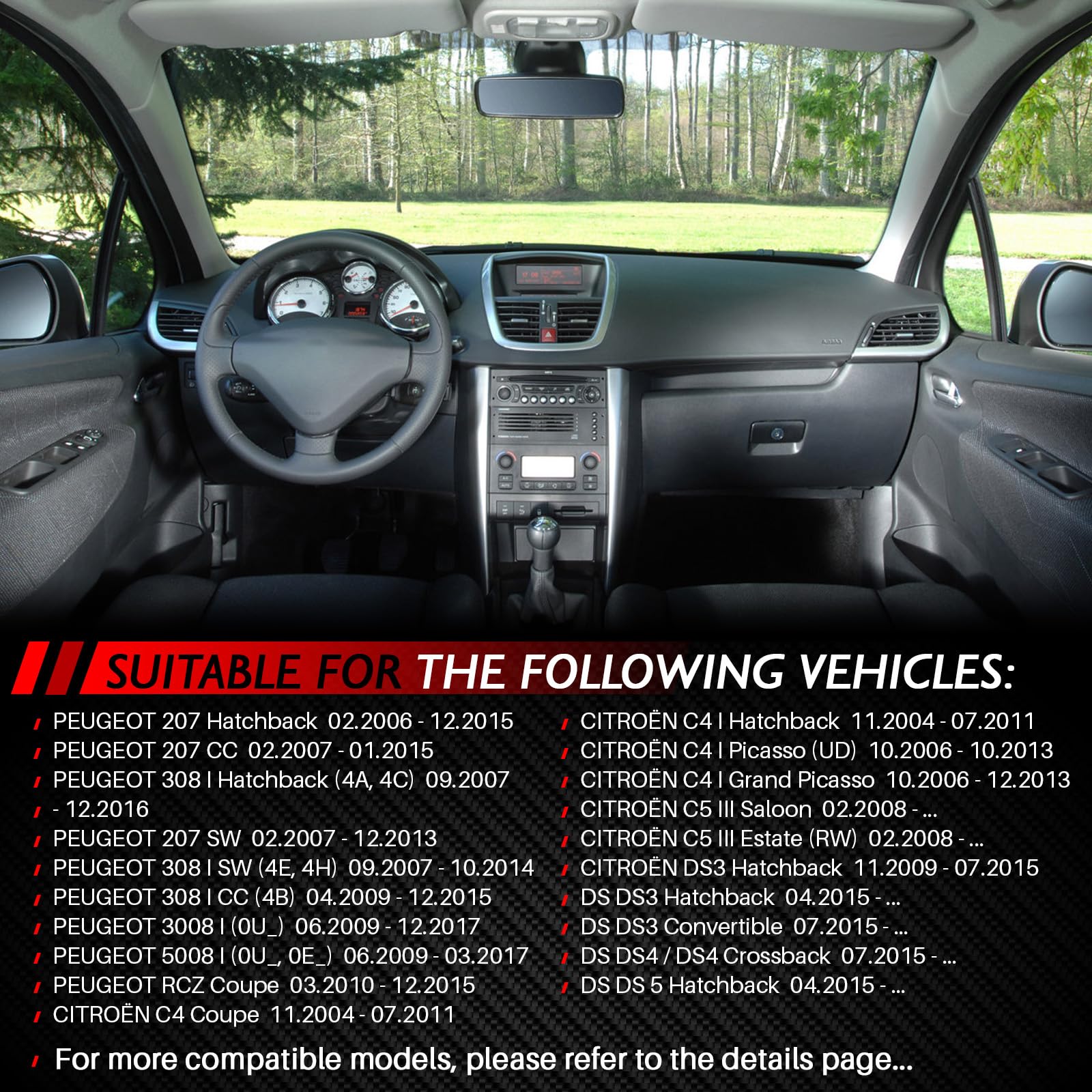Couvercle de culbuteur de soupape de moteur Merautop SJ avec joint de remplacement pour C4 C5 DS3 DS4 207 208 3008 308 508 1.6 16V THP EP6 Accessoires de voiture Numéro de pièce V759886280 0248.Q2