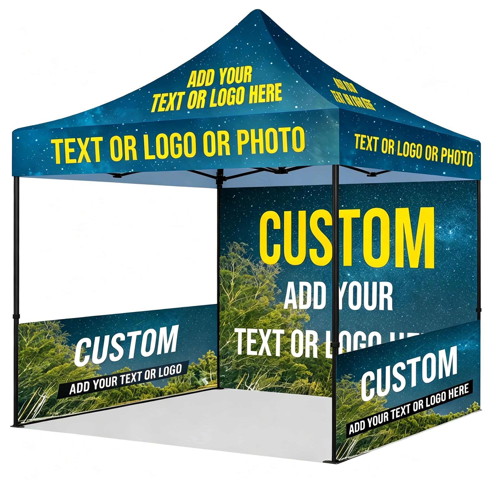 Gazebo da Giardino personalizzata, Gazebo da Giardino personalizzata con logo, tenda pieghevole per feste in campeggio in giardino, riparo per eventi, promozione, fiera