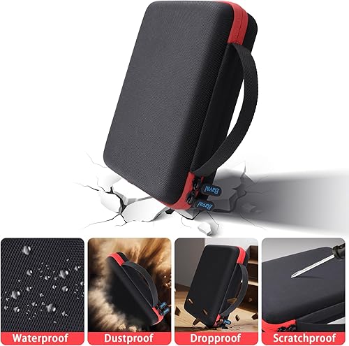 Vista 6 de Bavel DND - Estuche para dados con esponja y bandeja de dados desmontables, D6 D20 Set Case para Dungeons and Dragons RPG, MTG, juegos de mesa