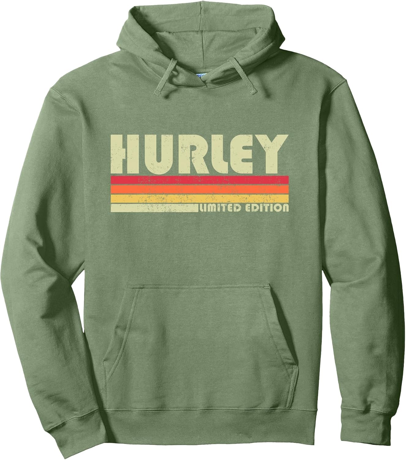 Retro Hurley Home State Cool 70s 80s Style Sunset Pullover Hoodie