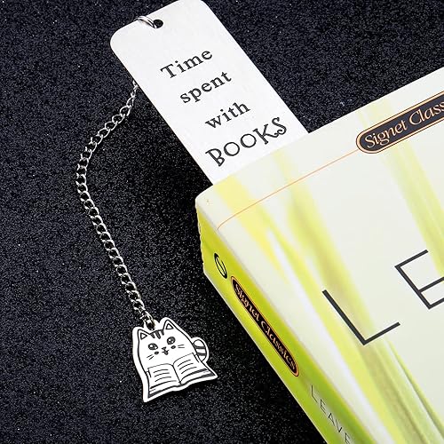 Miniatura 5 de Marcadores de gatos para mujeres y hombres, bonitos marcadores para amantes de los gatos, regalos para amantes de los libros, rellenos de calcetines