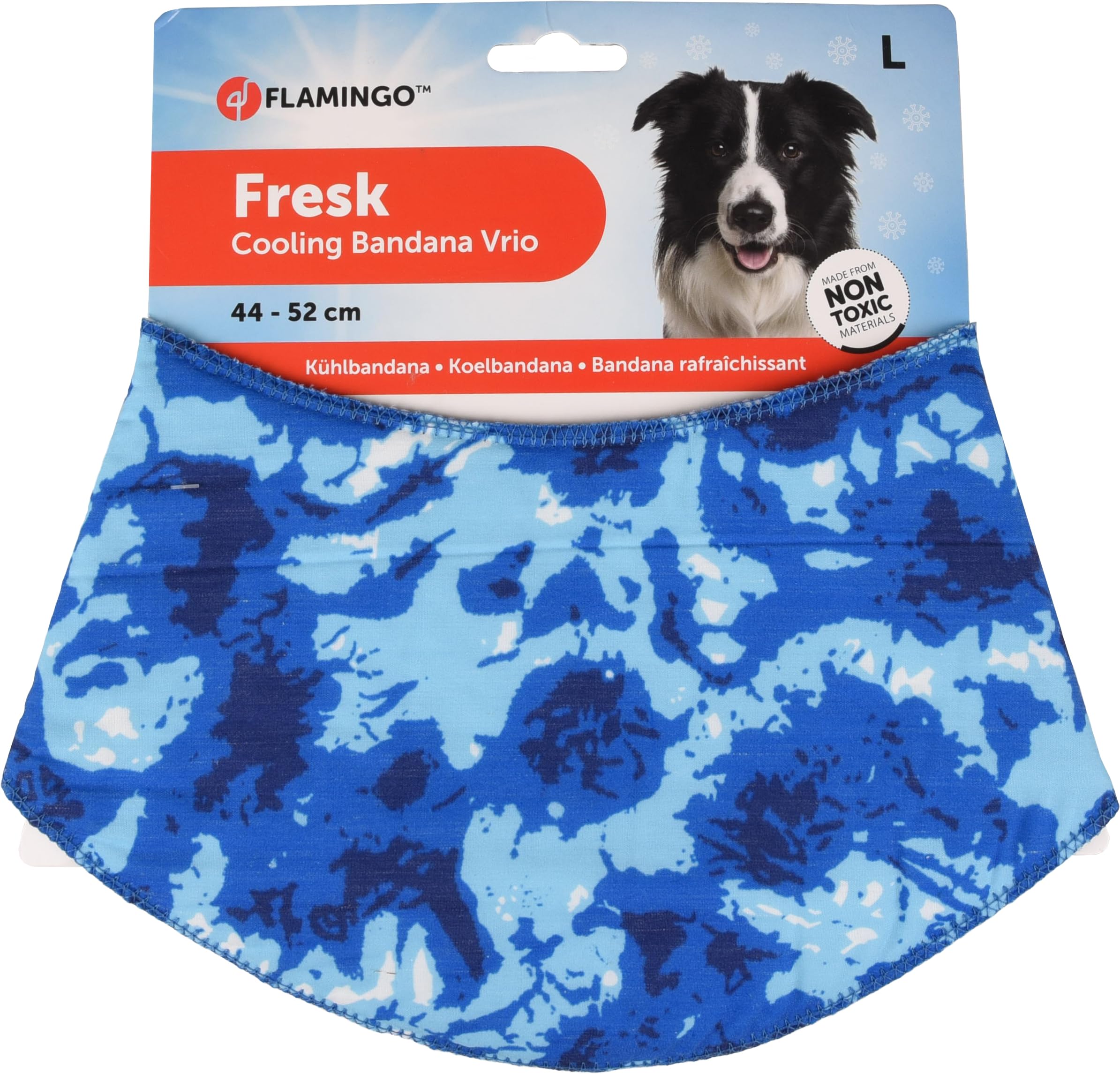 Flamingo COOLING BANDANA FRESK VRIO BLUE 44-52CM