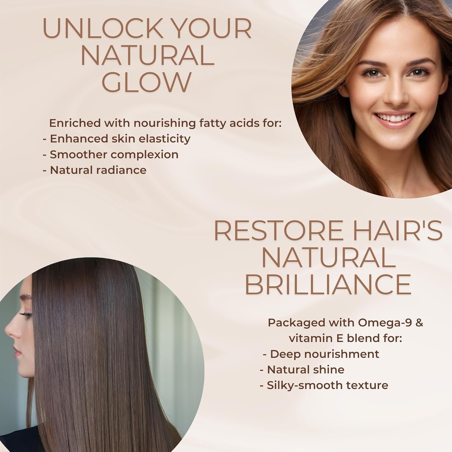 Niyavera Organic Castor Oil USDA Certified 16oz - 100% Pure Golden Cold Pressed Unrefined Hexane Free for Hair Growth, Eyelashes, Eyebrows, Skin - Glass Bottle with Pump - Image 9