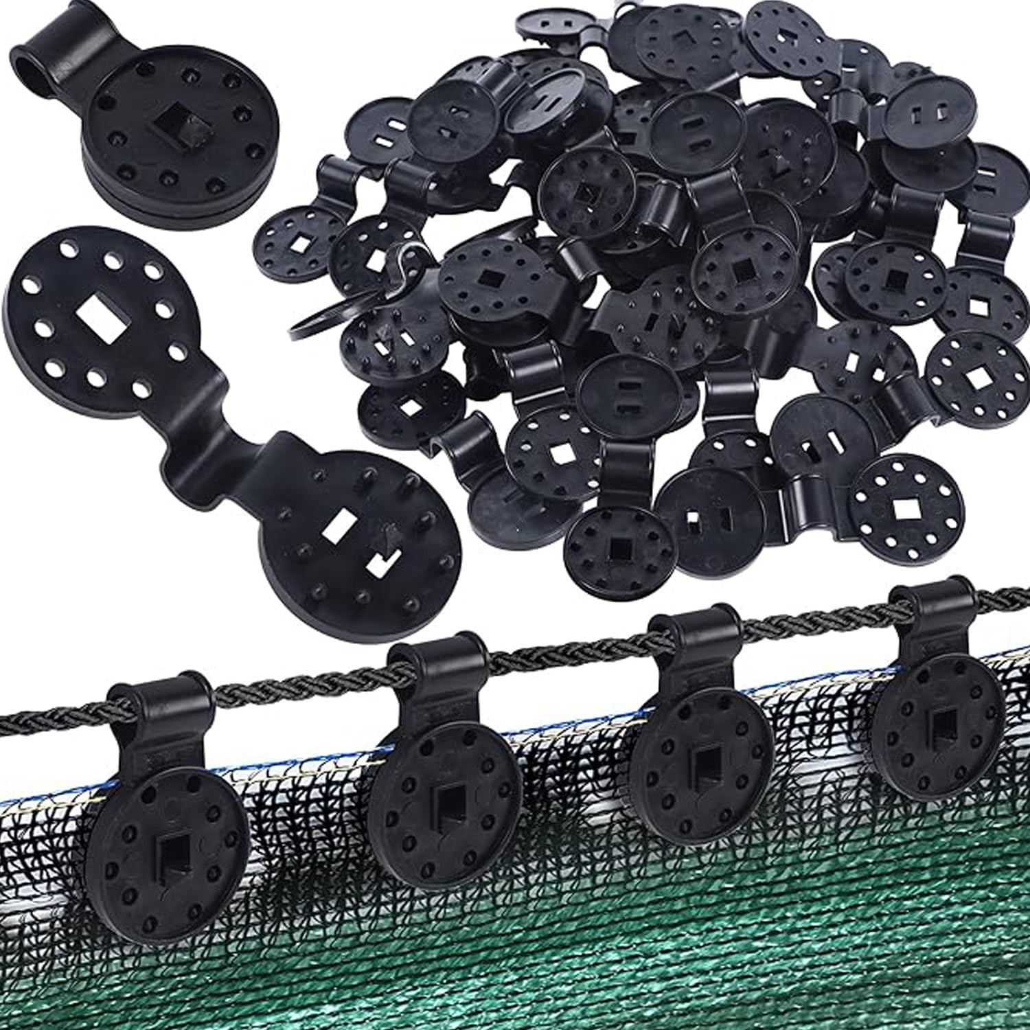 サンシェード用吸盤 サンシェード 固定 クリップ 50個