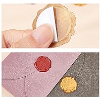 Vista 6 de CRASPIRE Calcomanías adhesivas para sellar cera, 25 unidades, estrellas de luna, sellos de cera autoadhesivos, calcomanías decorativas