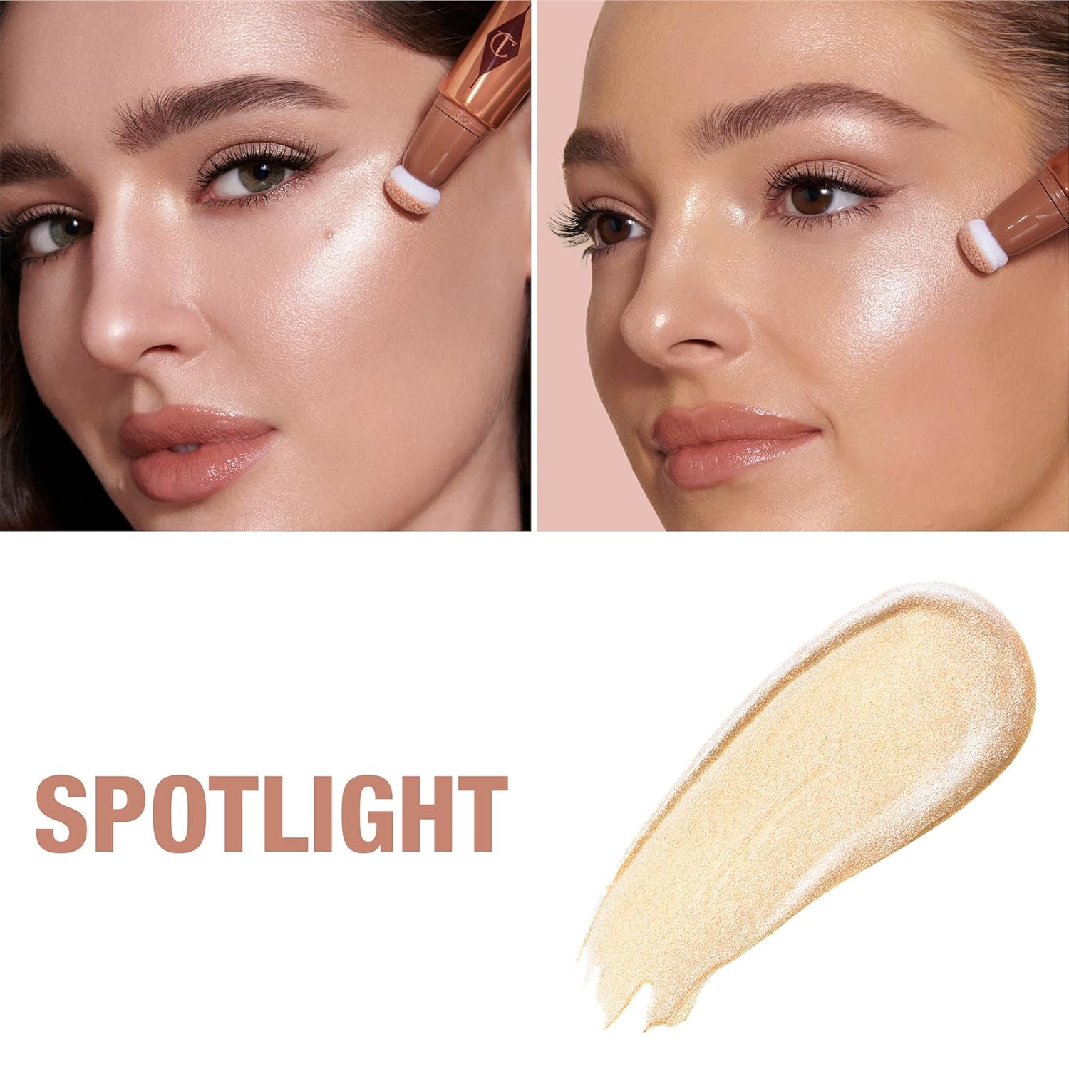 Charlotte Tilbury Beauty Light Wand Liquid Highlighter Makeup - Soft-Focus Highlighter & Blush for Cheeks - Pearlescent, Weightless Radiant Finish - Image 4