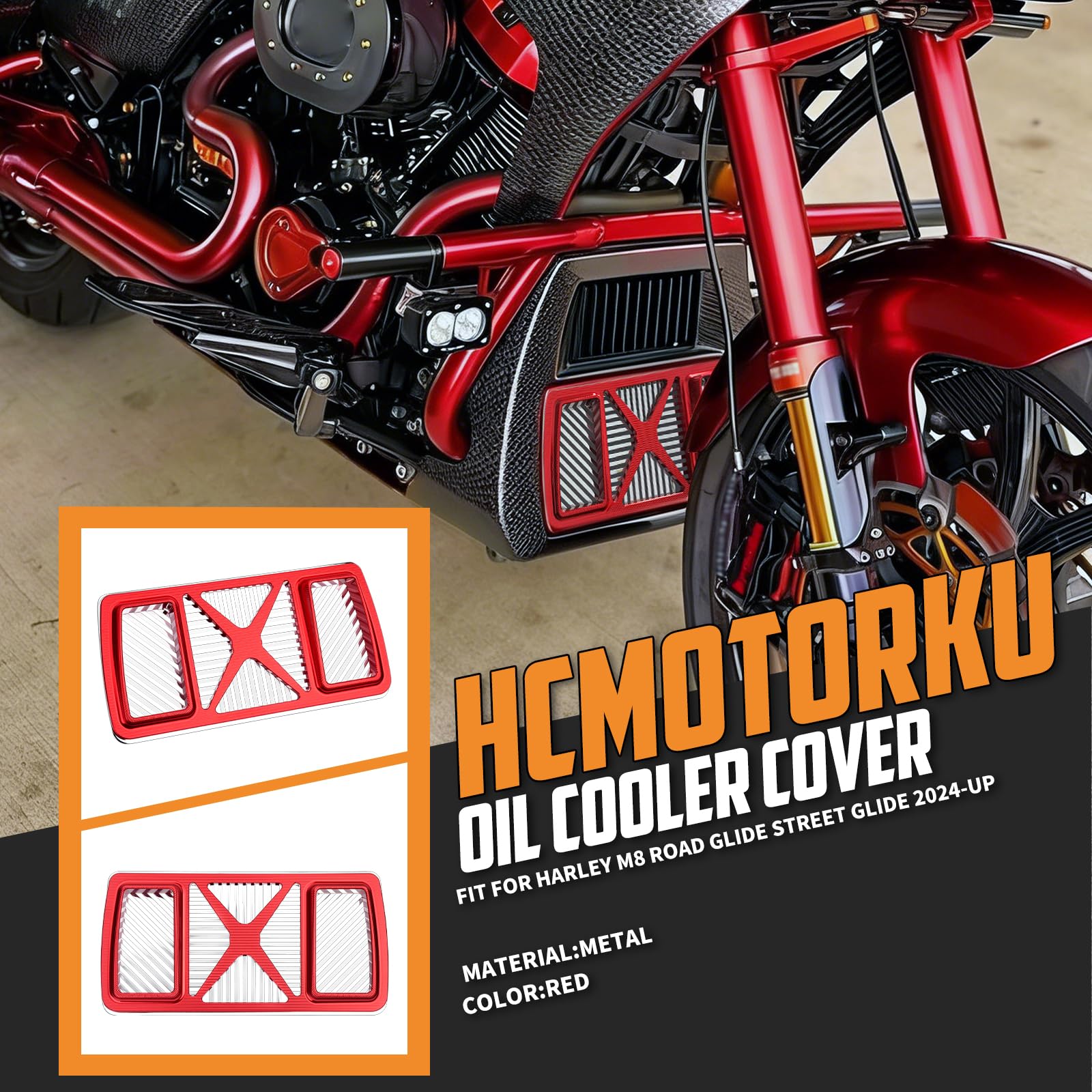 Amazon | HCmotorku バイク ラジエーター ガードグリル オイル