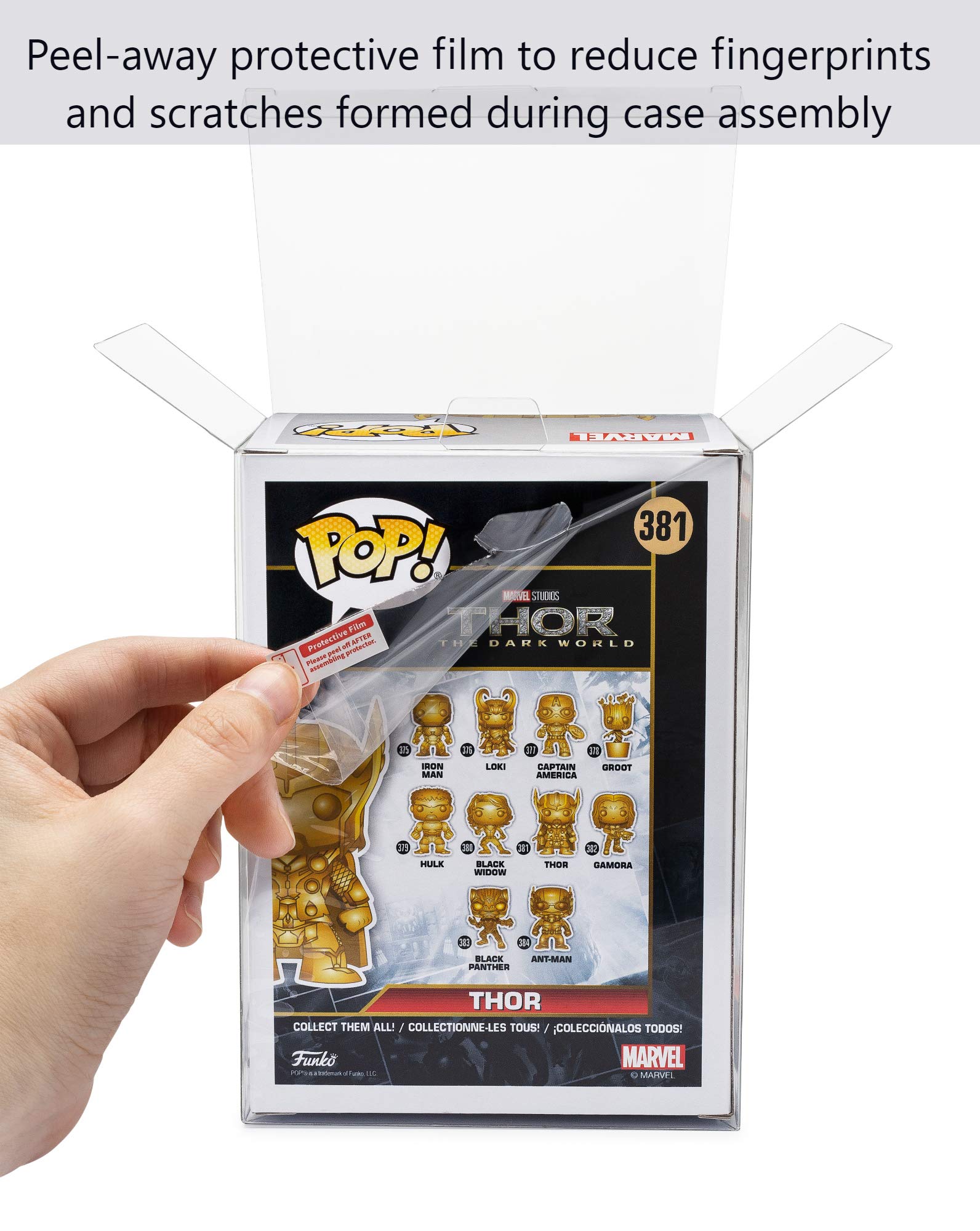 TitanShield Funda protectora de 0.5 mm compatible con Funko - Figuras de vinilo Pop de 4 pulgadas (paquete de 8)