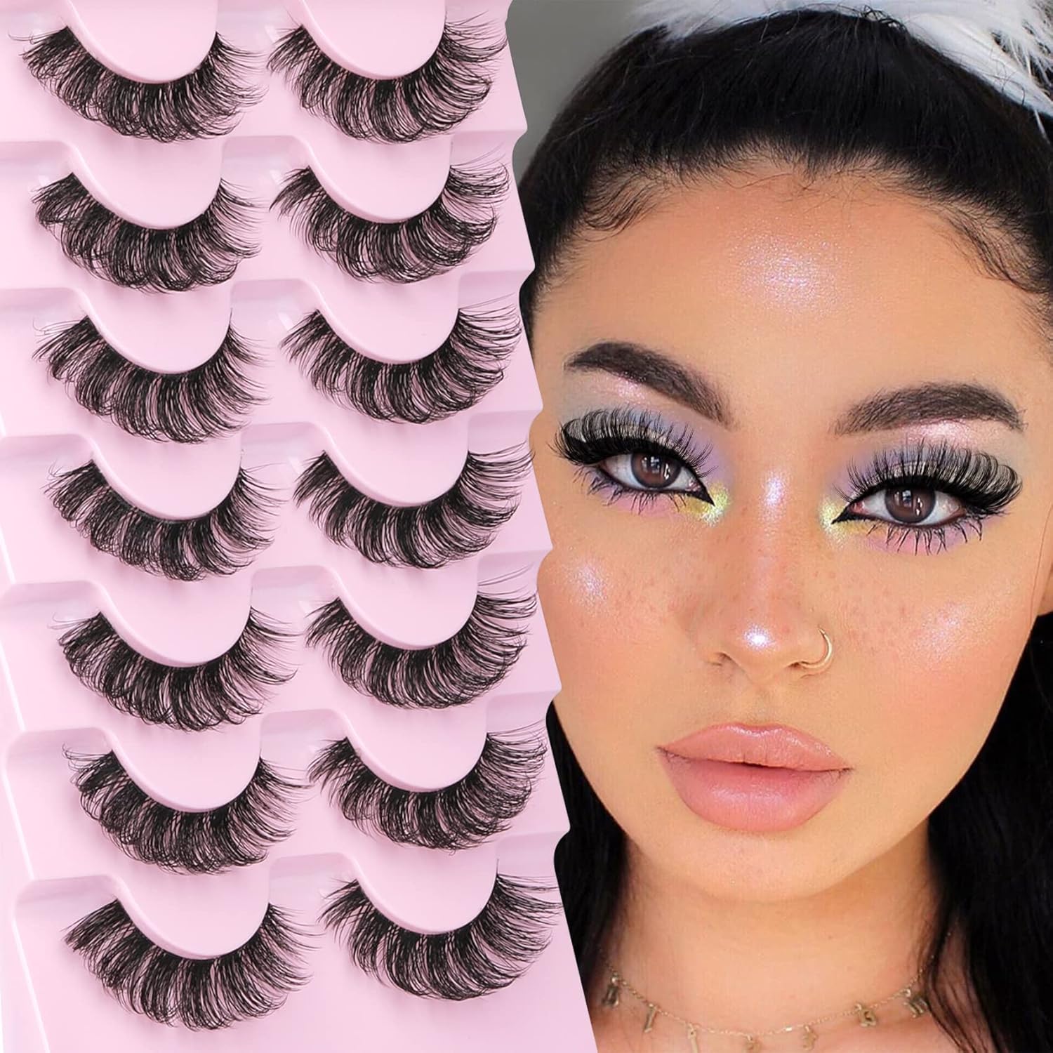 Lashes Natural Look Curly Mink Eyelashes Strip That Look Like