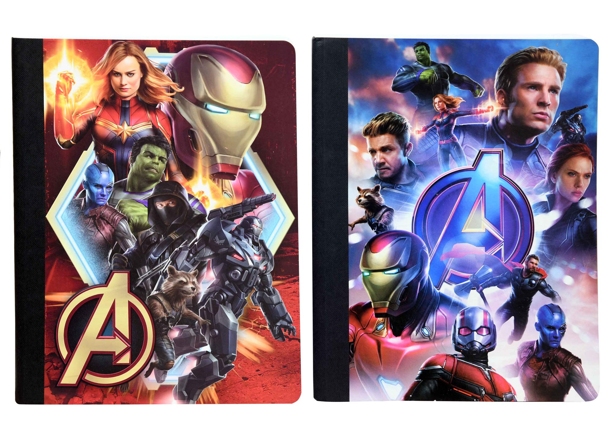 2-pak Marvel Avengers 25 x 19 cm zeszyty kompozycji zeszyty, 100 szerokich arkuszy w linie każdy