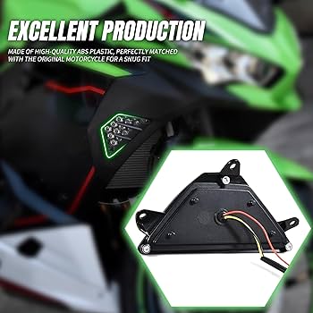 VEISUTOR LED Front Turn Signal Indicator Light for Ninja400
