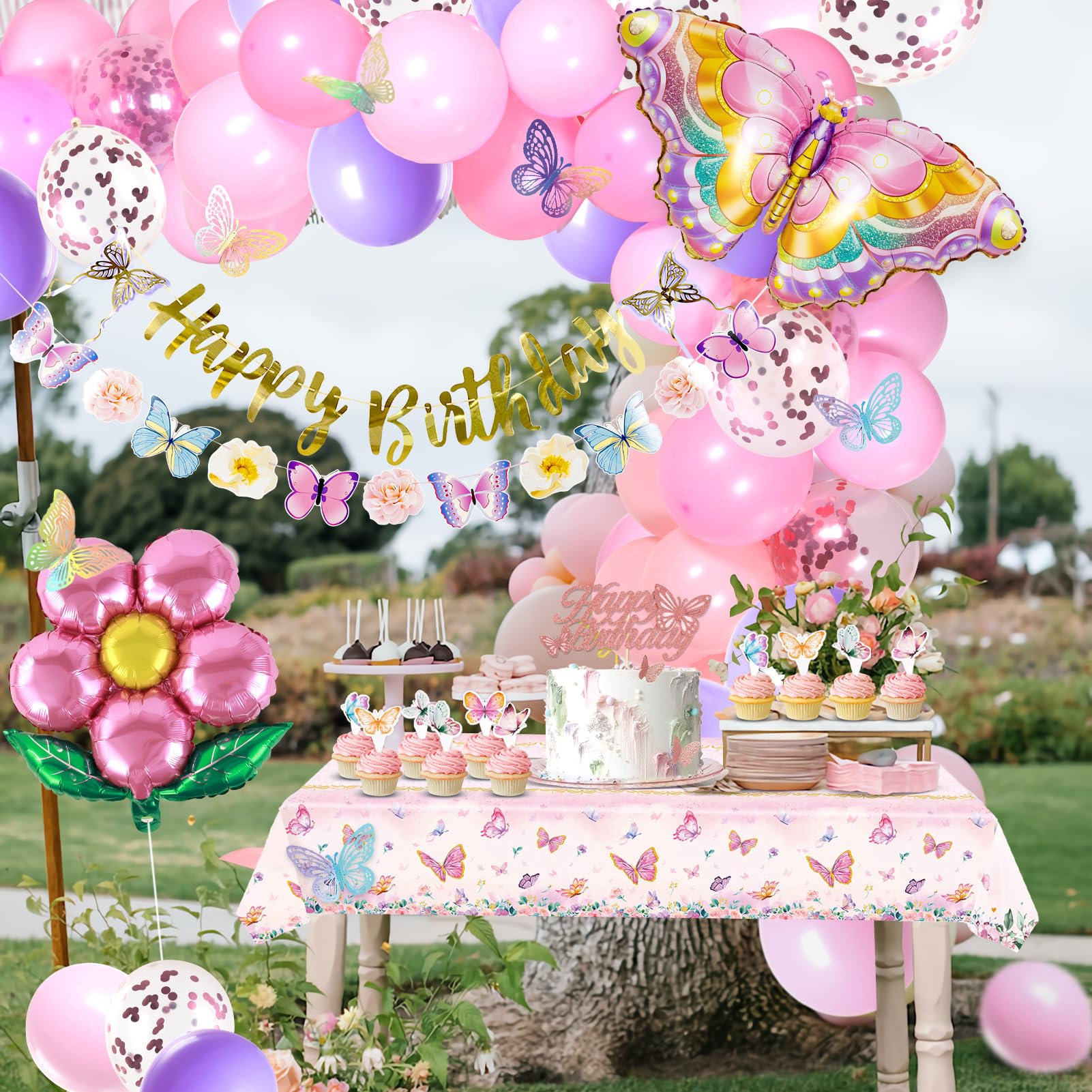 Toothbace 24 Pezzi Centrotavola a Nido d'Ape con Farfalla Primaverile Estiva Centritavola con Farfalla Viola Rosa ad Ciano Decorazioni da Tavola per Festa di Compleanno a Tema Farfalla Baby Shower