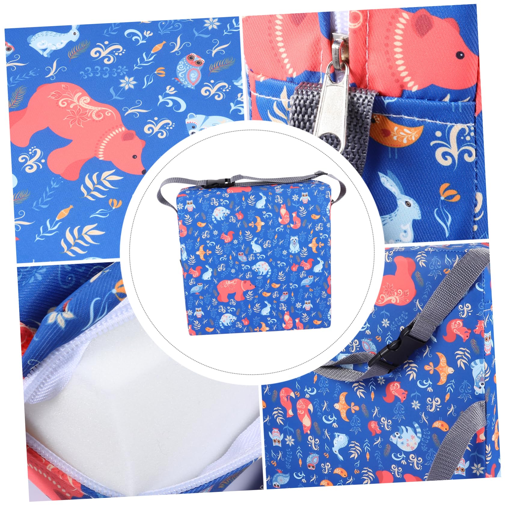 POPETPOP Cojín Lavable Silla Comedor a Elevador Infantil para Desmontable de Esponja Portátil y Máquina Poliéster Adecuado Niños en Excursiones y Estancias Nocturnas