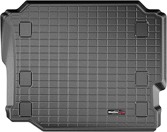 Weathertech Cargo Trunk Liner for Jeep Wrangler Unlimited 4-Door, Wrangler 4-Door - Behind 2nd Row (401109), Black