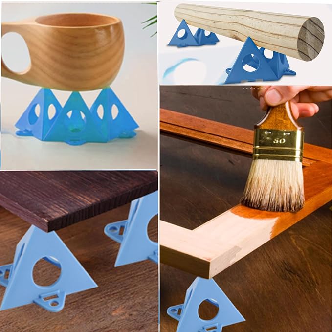 Soportes para Pintura en Pirámide, juego de 40 piezas, color azul miniatura 6